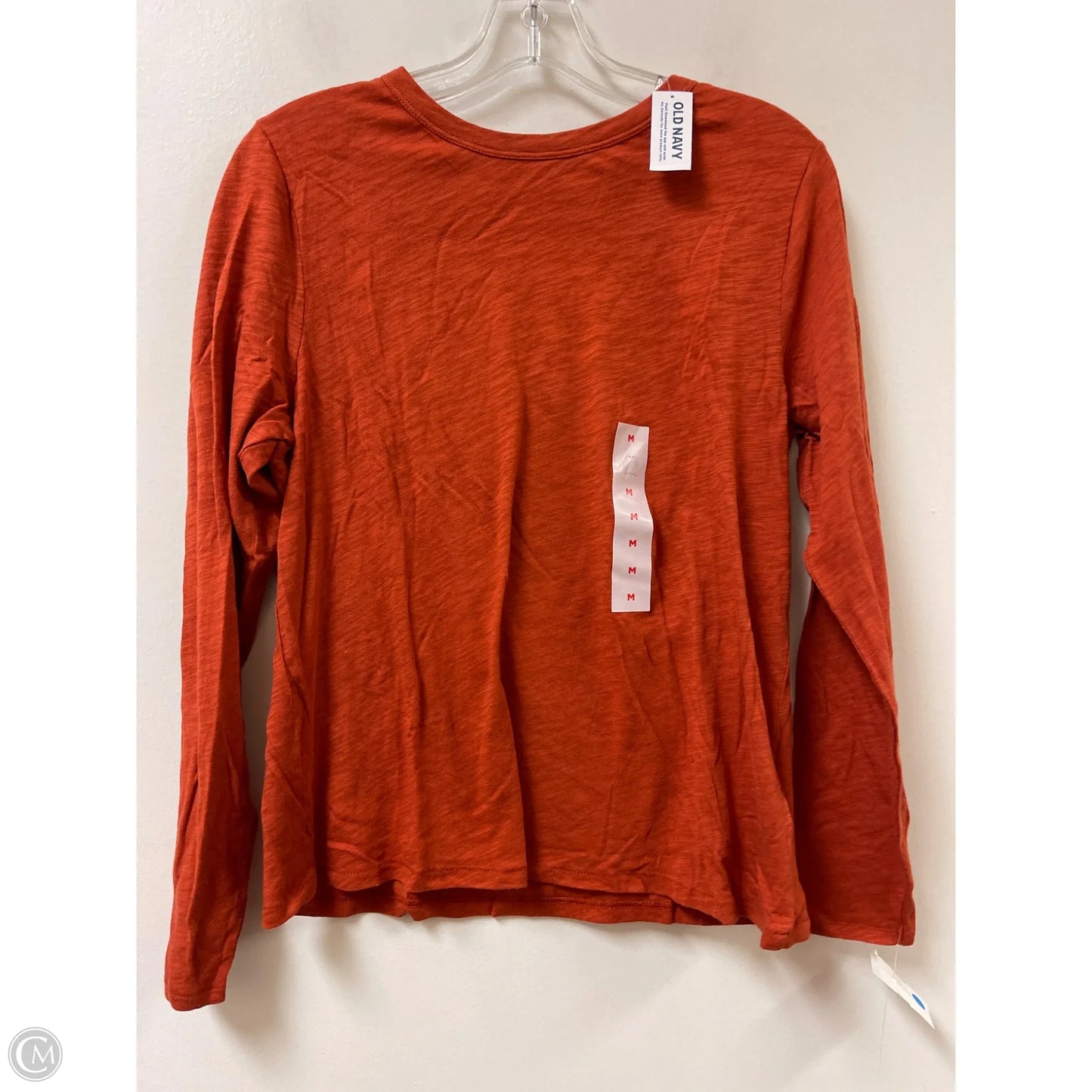 Top Long Sleeve By Old Navy In Orange, Size: M