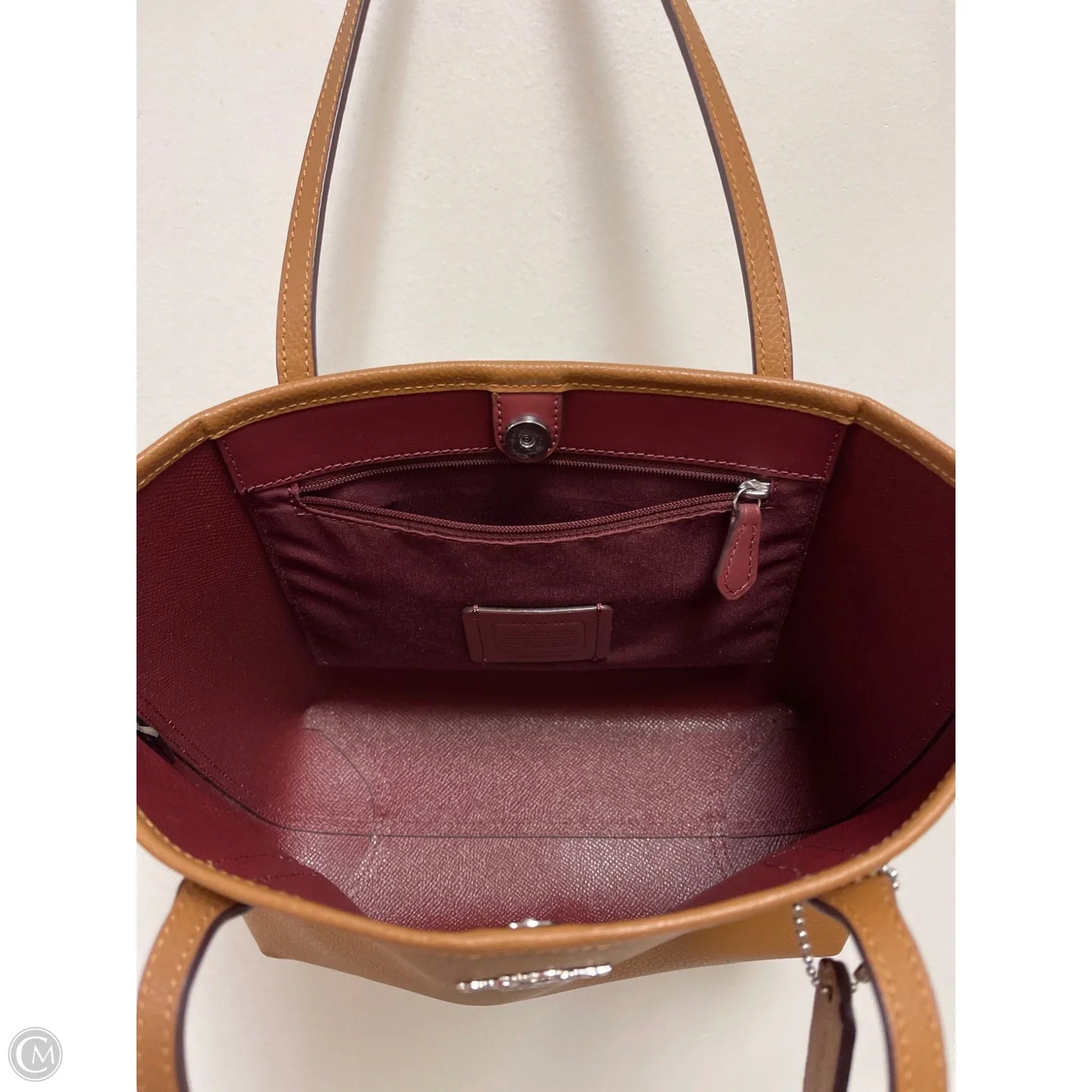 Handbag Designer By Coach, Size: Medium