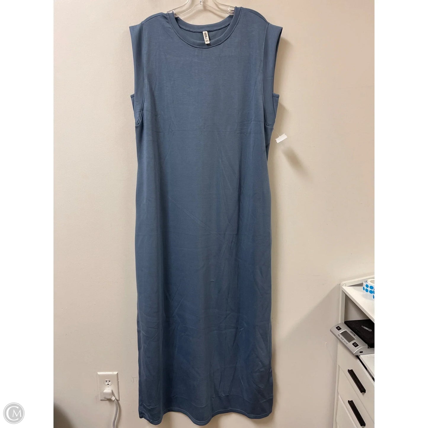 Dress Casual Maxi By Clothes Mentor In Blue, Size: 2x