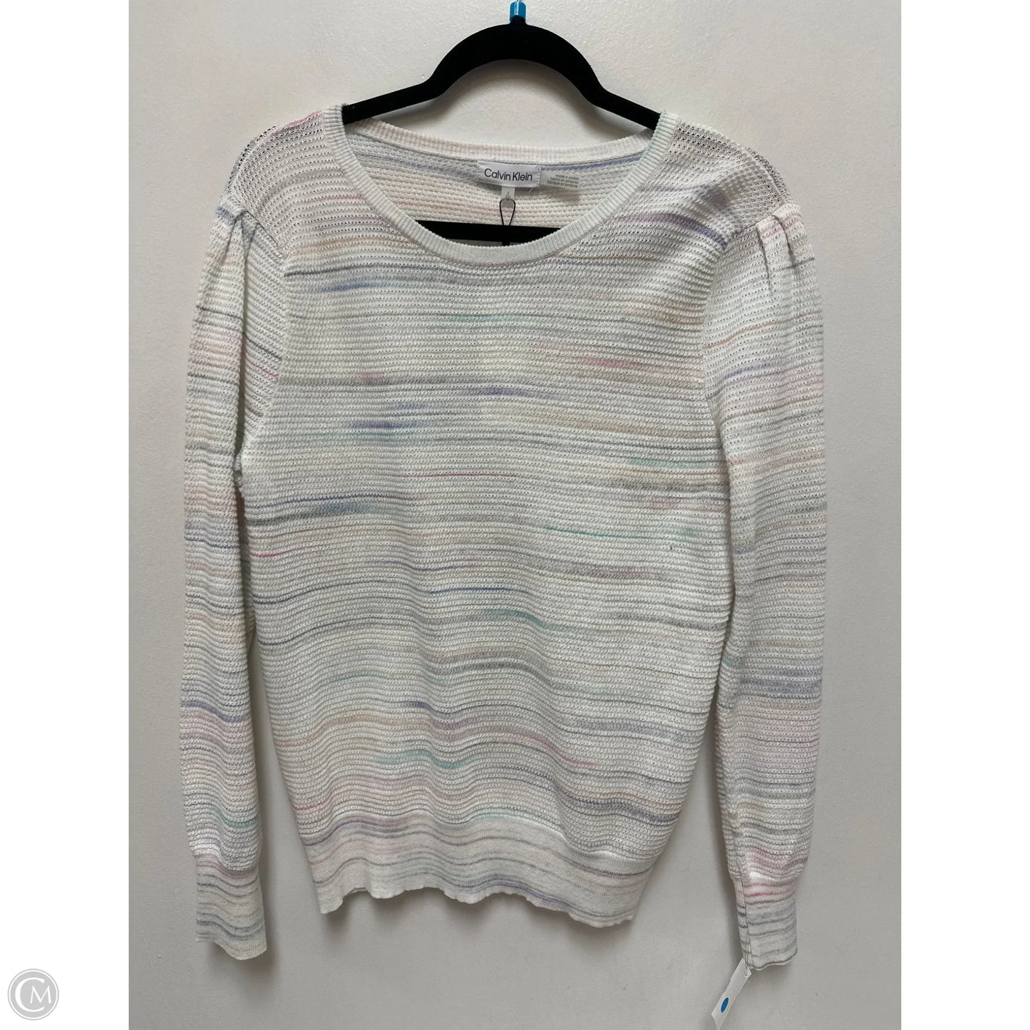 Sweater By Calvin Klein In Multi-colored, Size: S