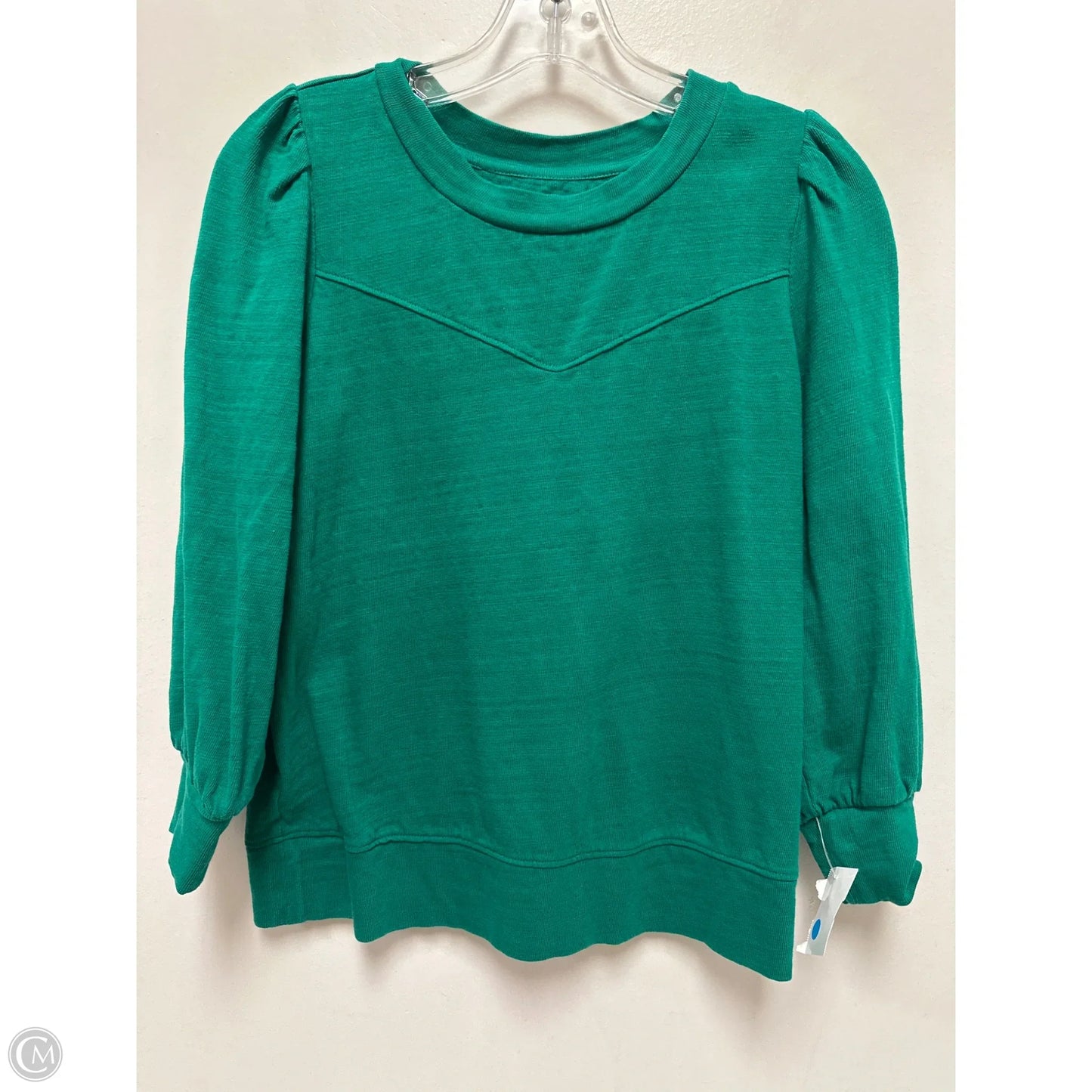 Top Long Sleeve By Loft In Green, Size: Xs