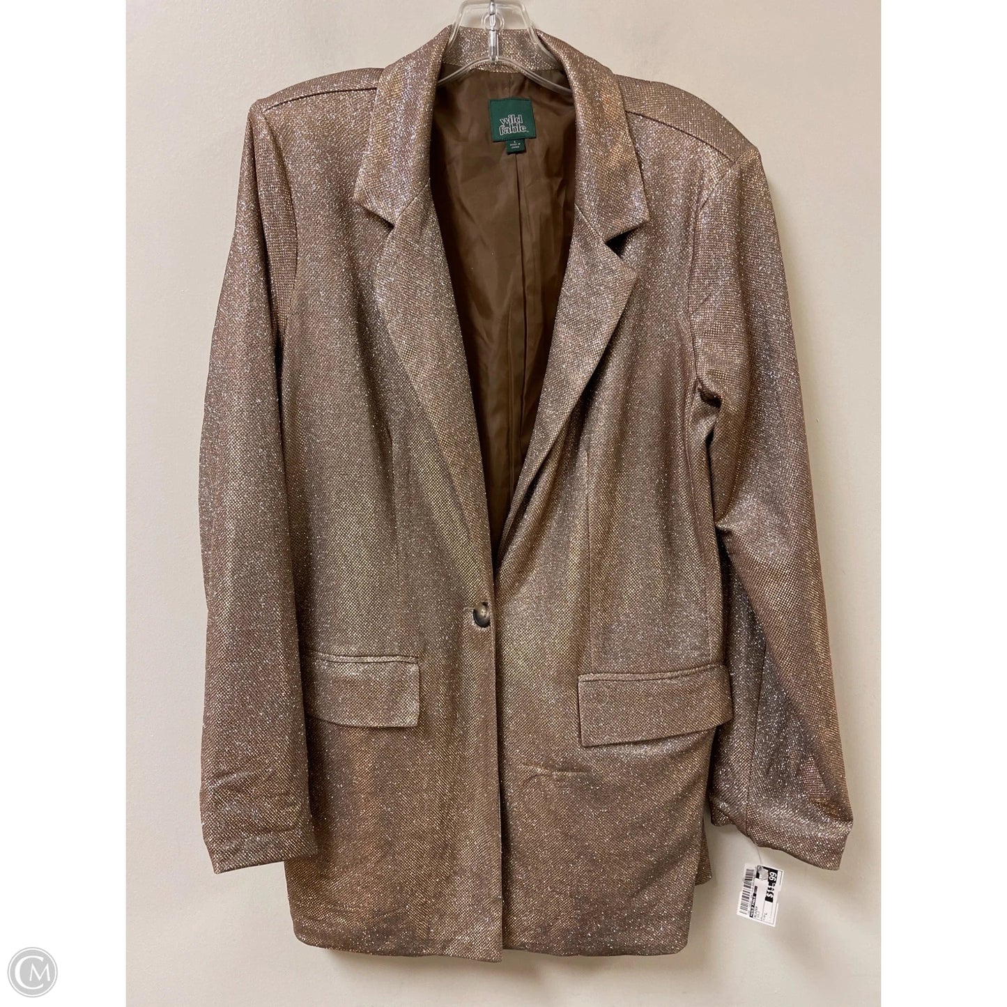 Blazer By Wild Fable In Gold, Size: L