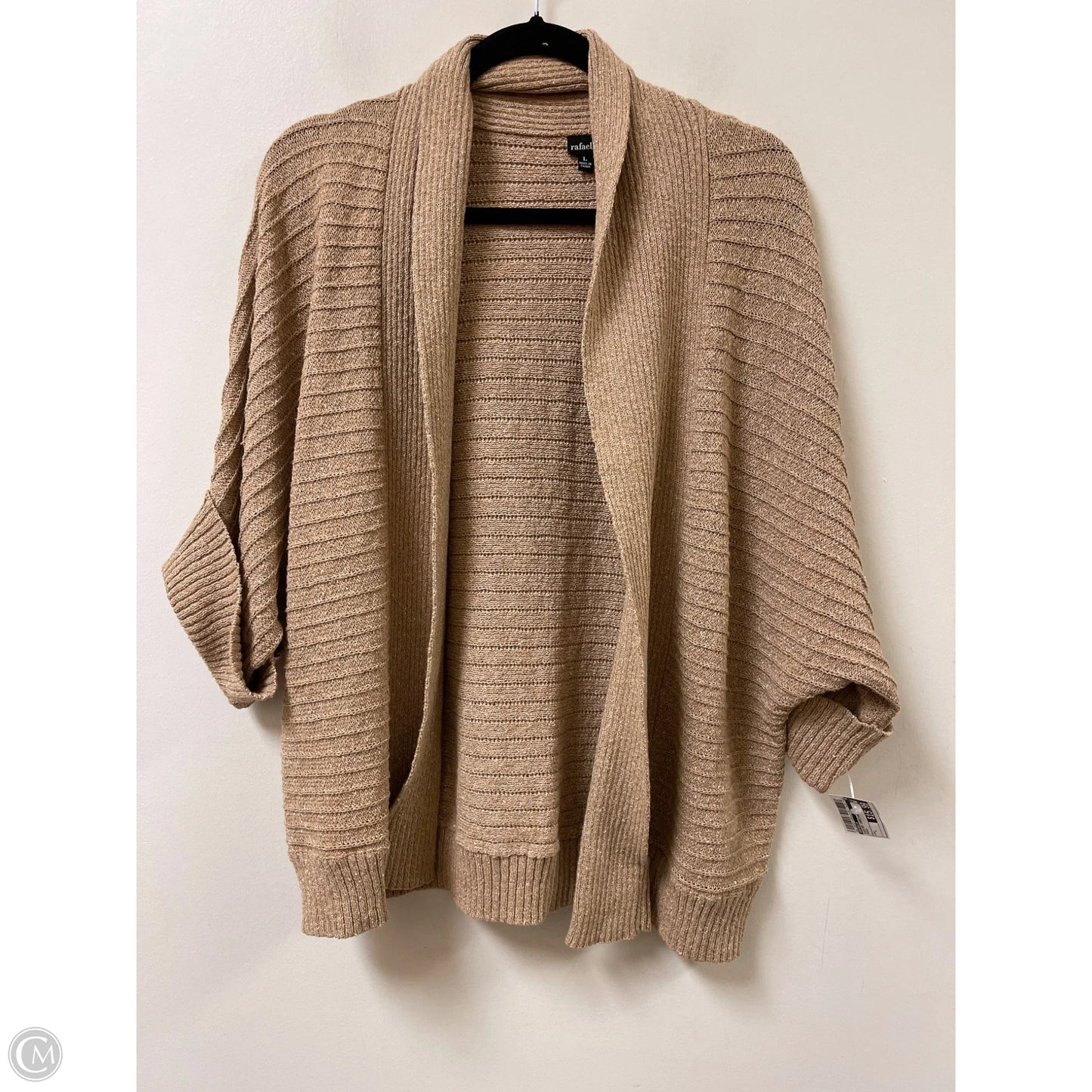 Sweater Cardigan By Rafaella In Brown, Size: L