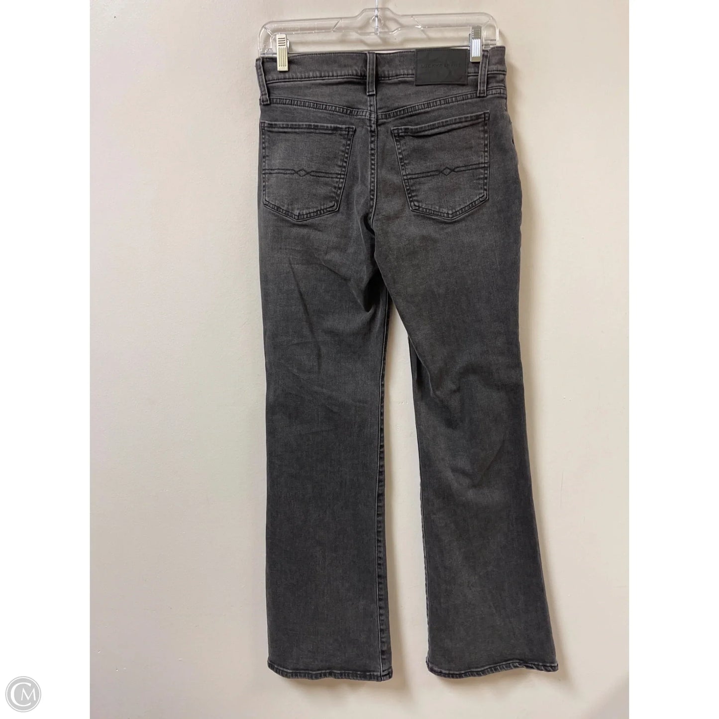 Jeans Flared By Lucky Brand In Grey Denim, Size: 4