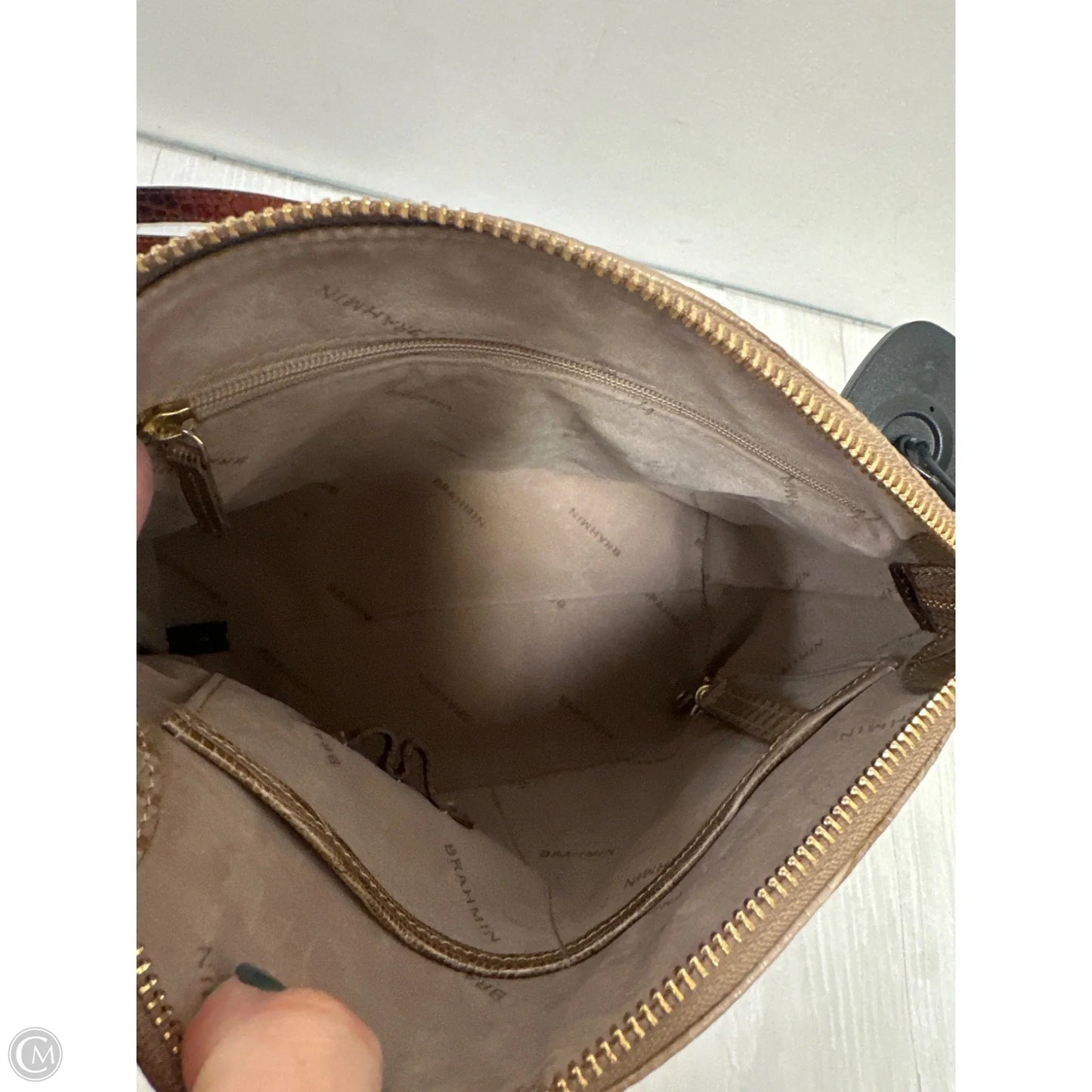 Crossbody Designer By Brahmin, Size: Medium