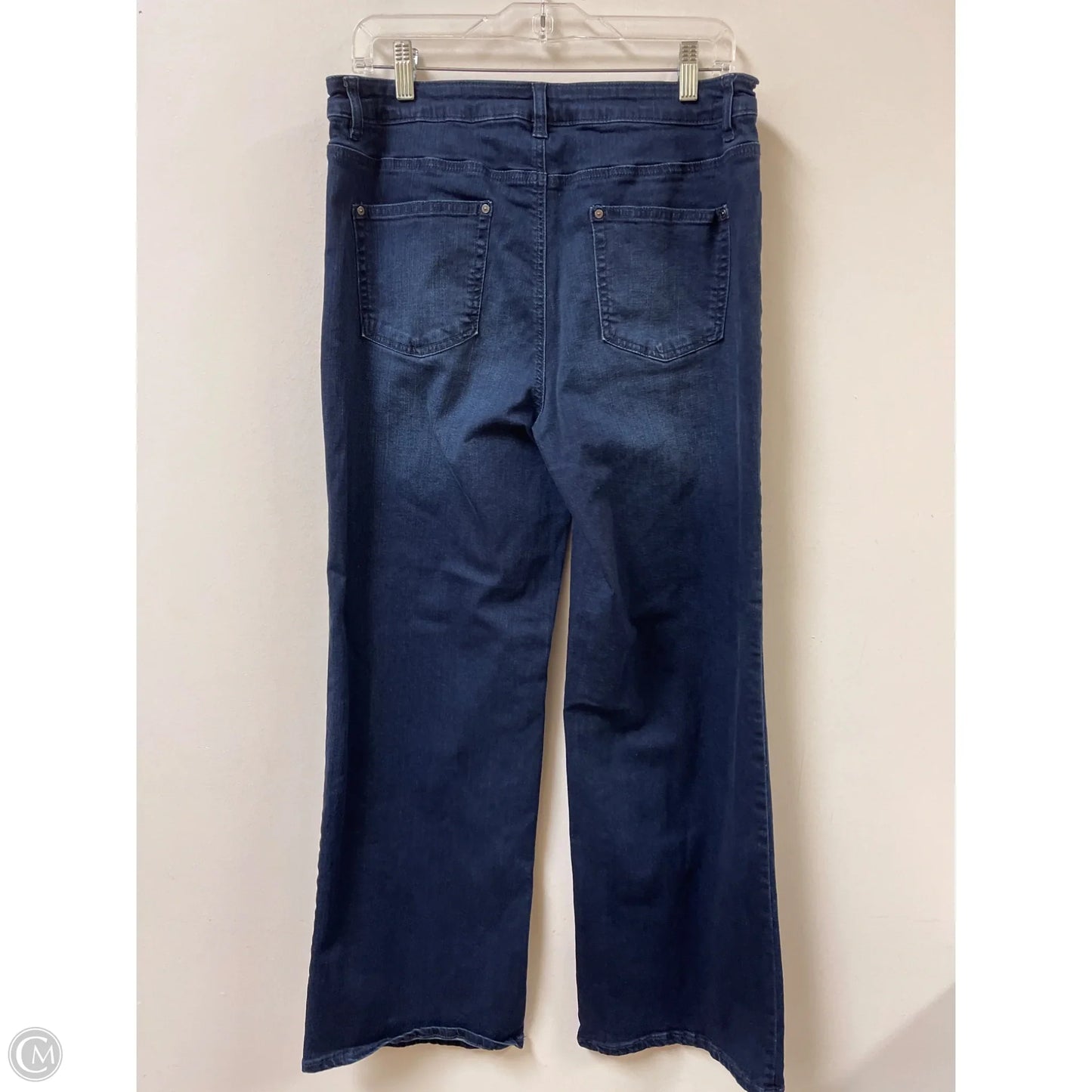 Jeans Wide Leg By Belle By Kim Gravel In Blue Denim, Size: 14