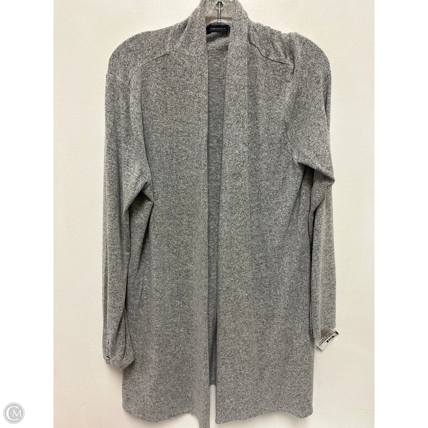 Sweater Cardigan By White House Black Market In Grey, Size: L