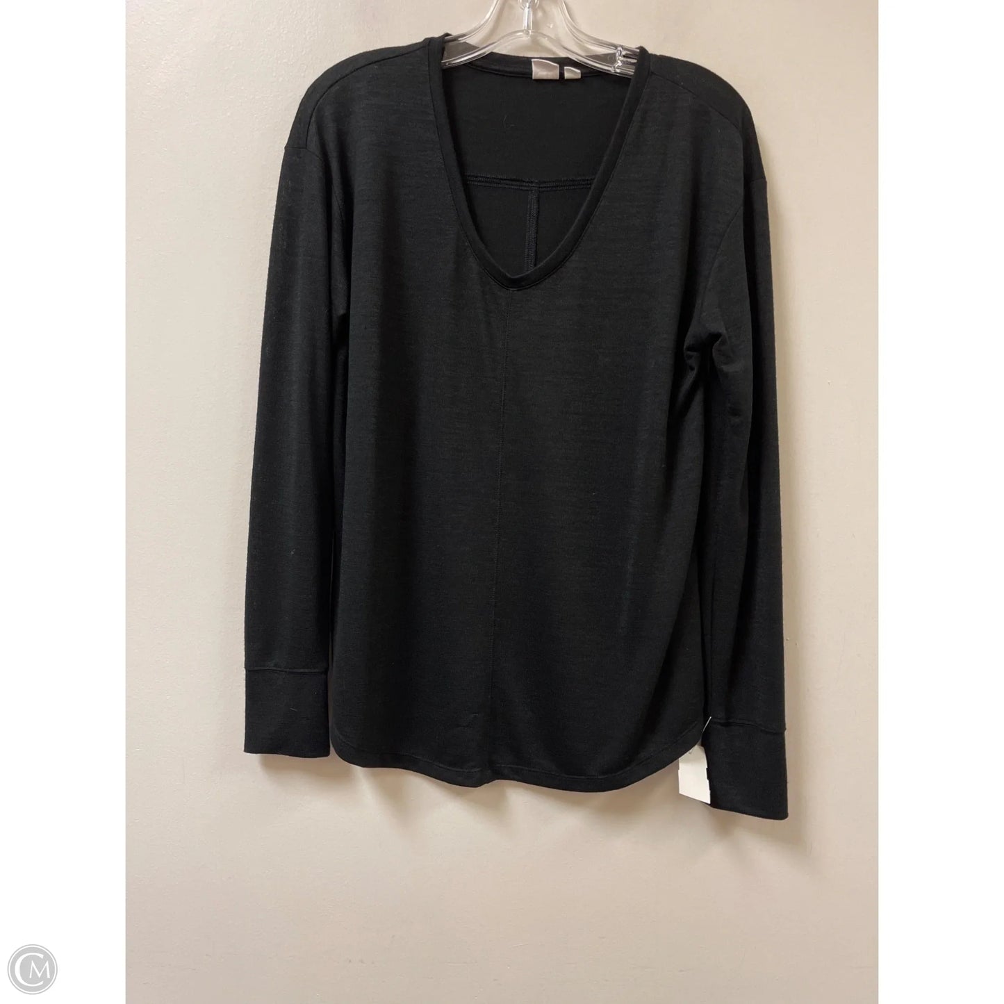 Top Long Sleeve By Gap In Black, Size: M