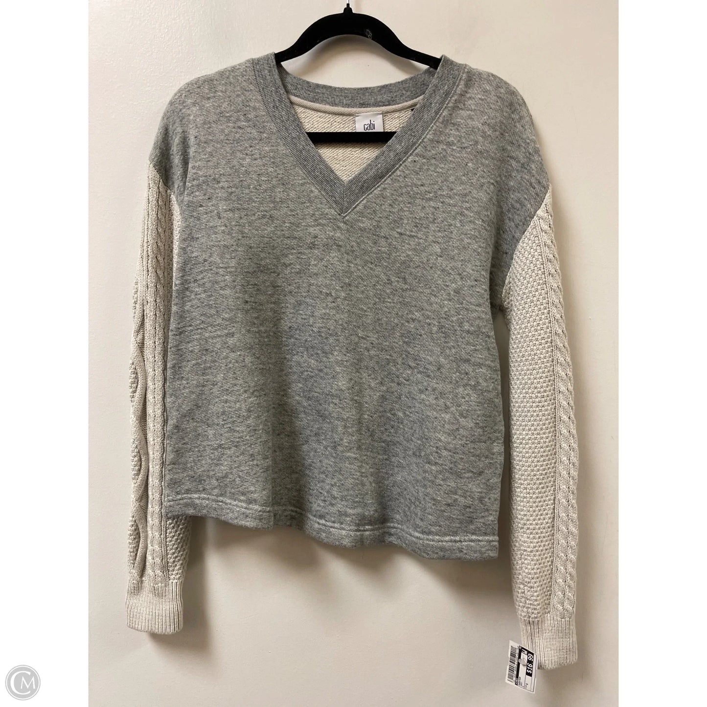 Sweater By Cabi In Grey, Size: S