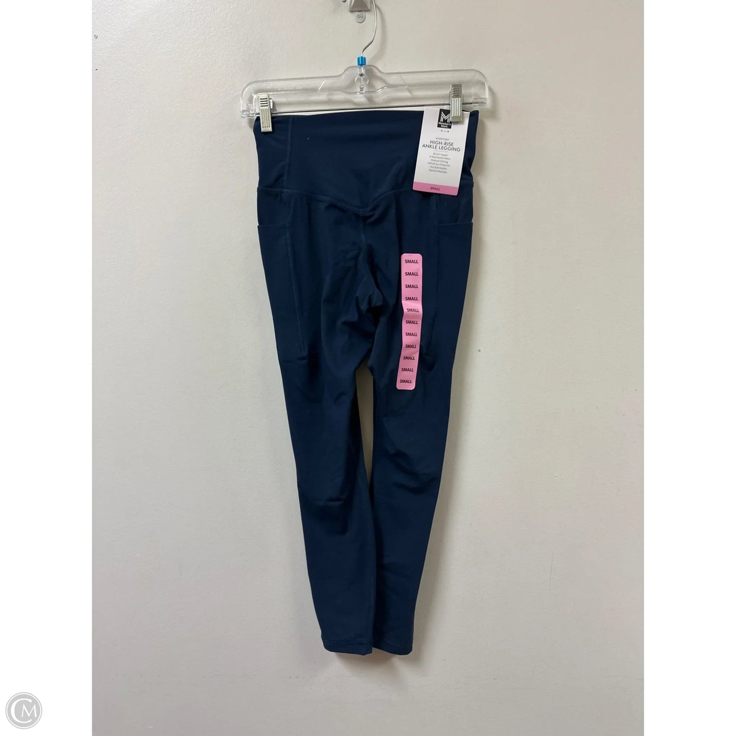 Athletic Leggings By Members Mark In Navy, Size: S