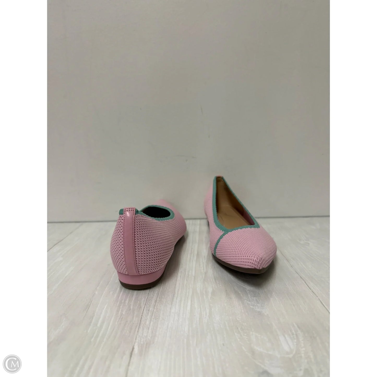 Shoes Flats By Vionic In Green & Pink, Size: 9