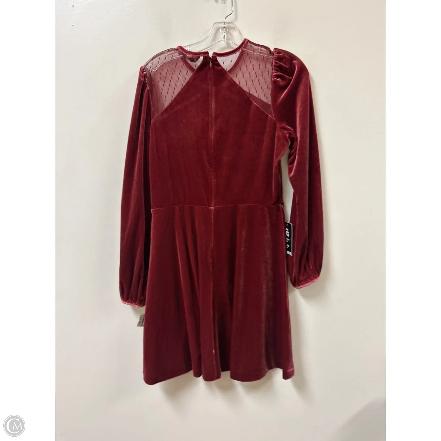 Dress Casual Short By Express In Red, Size: M