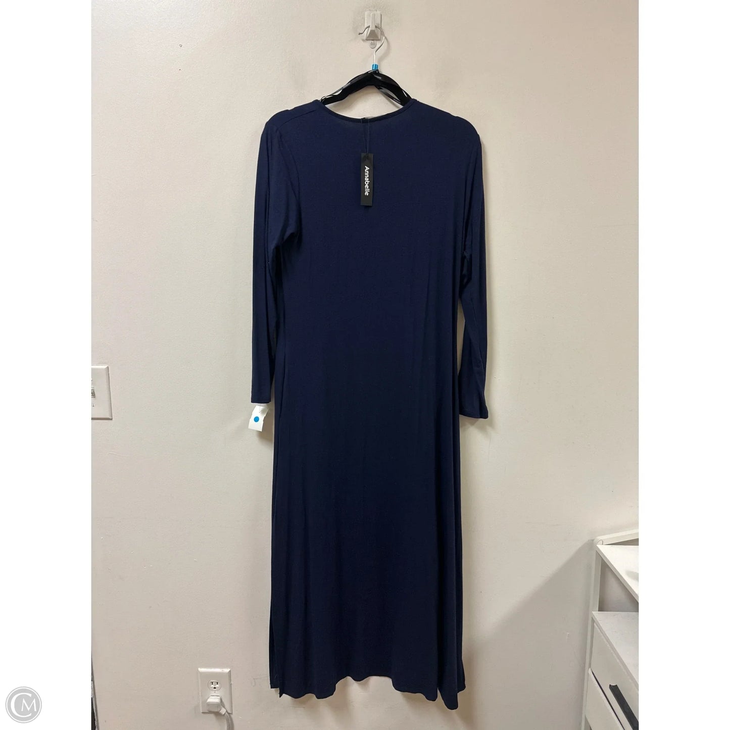 Sweater Cardigan By Annabelle In Navy, Size: M