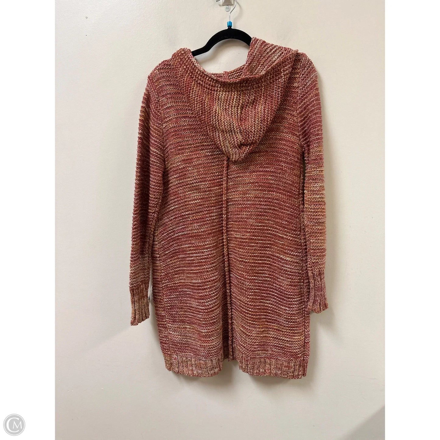 Sweater Cardigan By Easel In Orange, Size: S