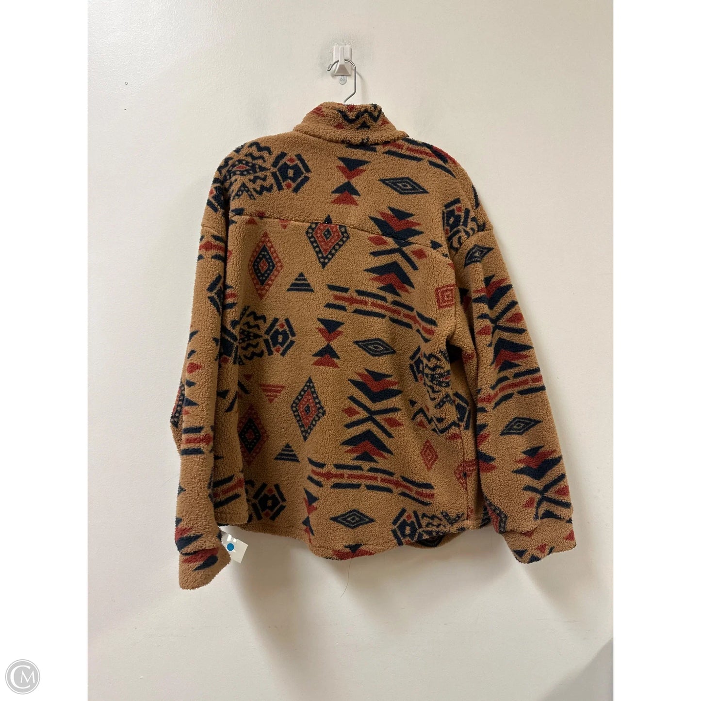 Jacket Faux Fur & Sherpa By Clothes Mentor In Brown, Size: 2x