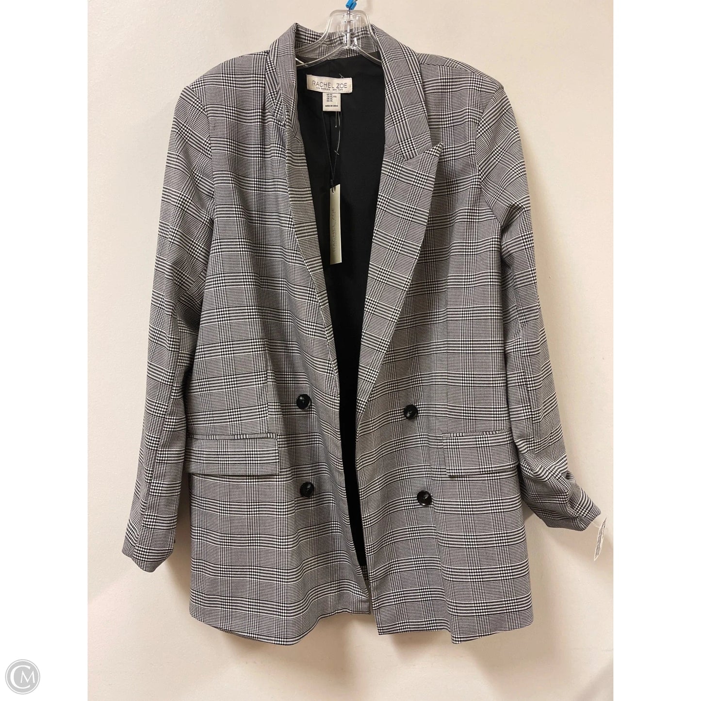 Blazer By Rachel Zoe In Black & White, Size: Xl