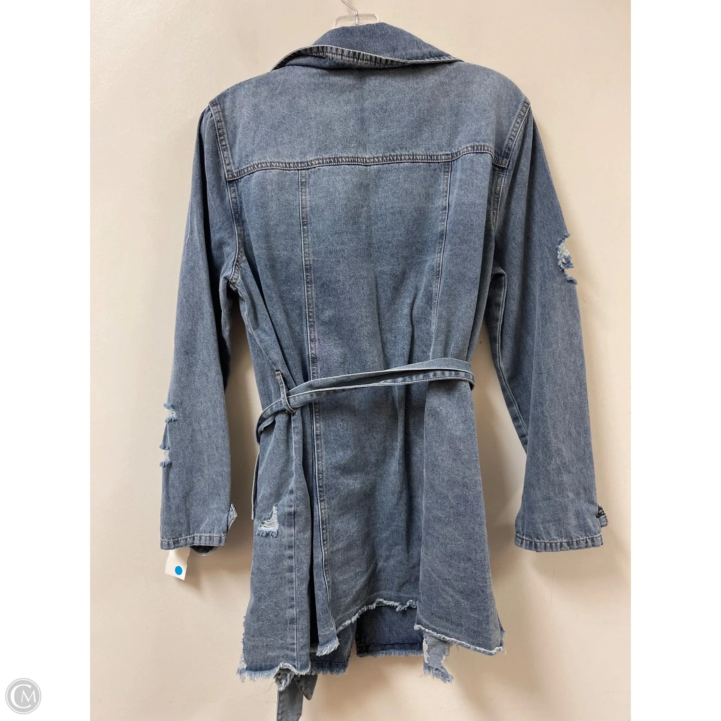 Jacket Denim By Mazik In Blue Denim, Size: S