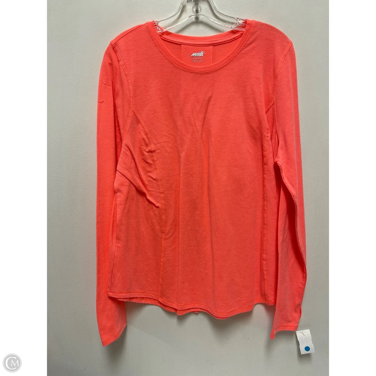 Athletic Top Long Sleeve Crewneck By Avia In Pink, Size: Xl