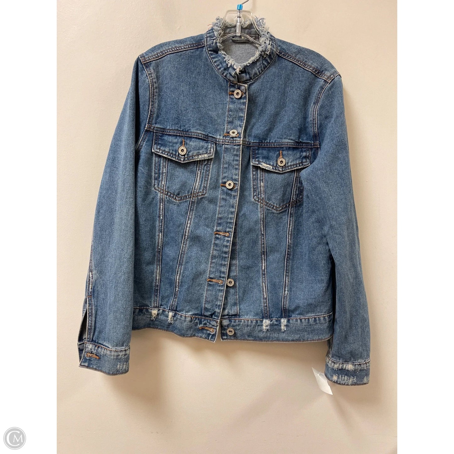 Jacket Denim By Umgee In Blue Denim, Size: M