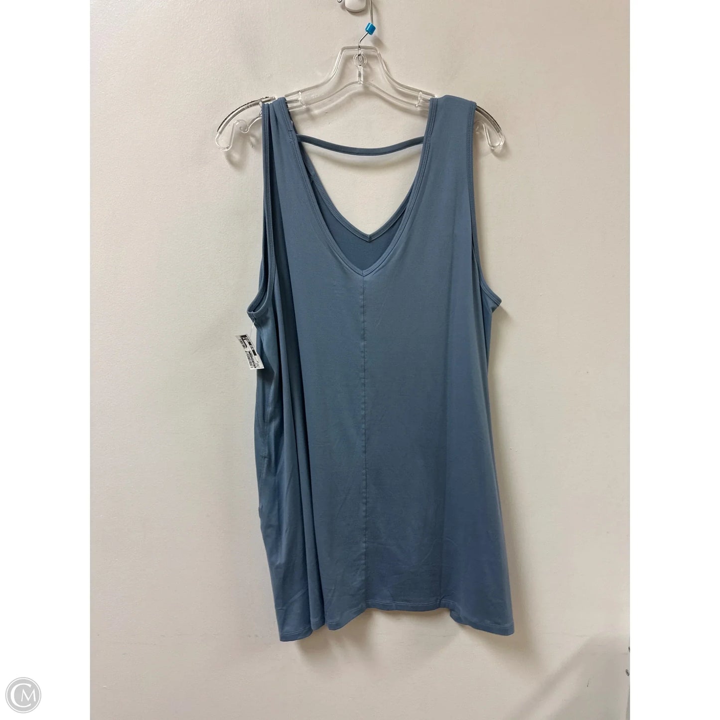 Athletic Tank Top By Livi Active In Blue, Size: 1x