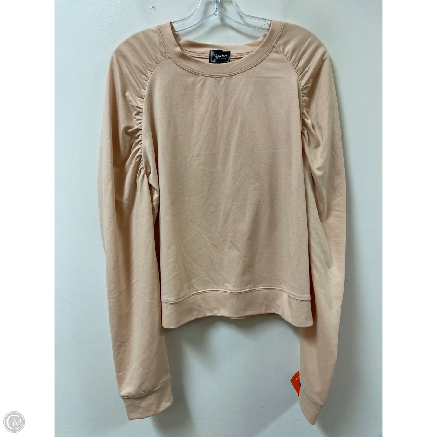 Top Long Sleeve By Clothes Mentor In Cream, Size: M