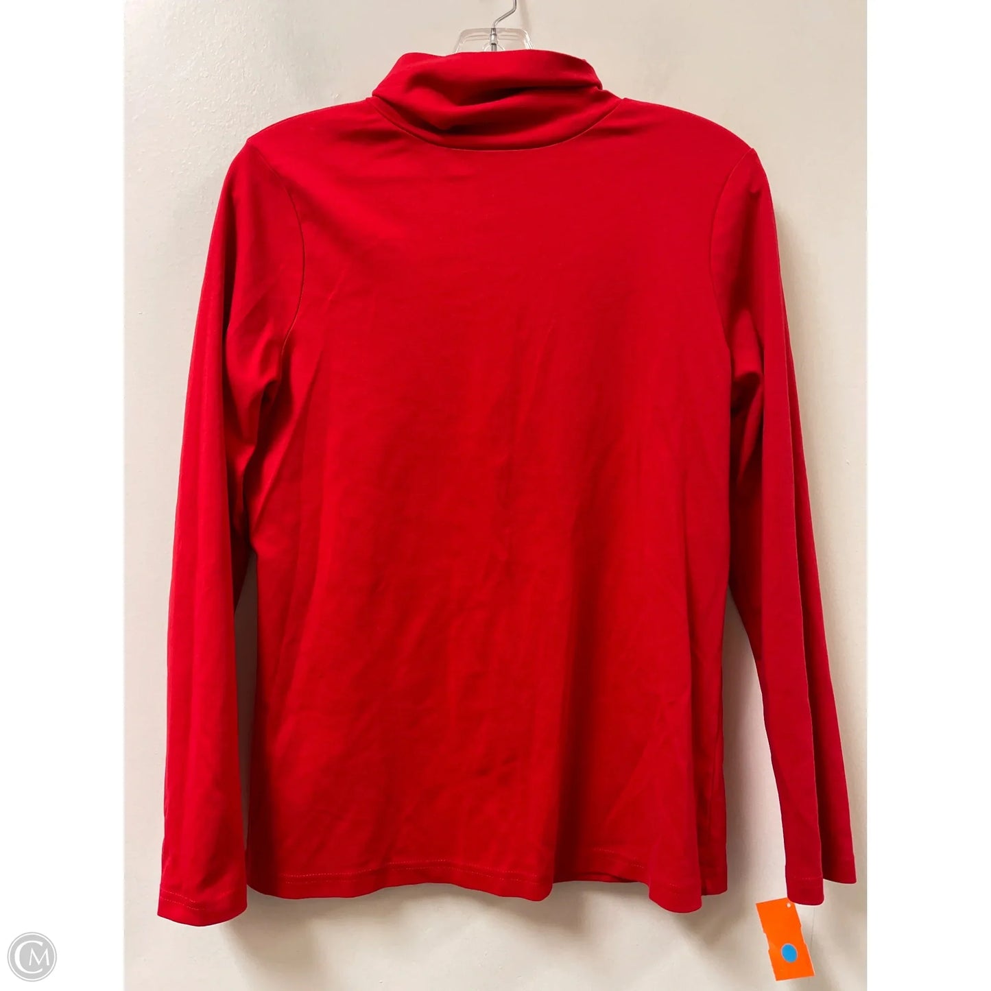 Top Long Sleeve By Clothes Mentor In Red, Size: L