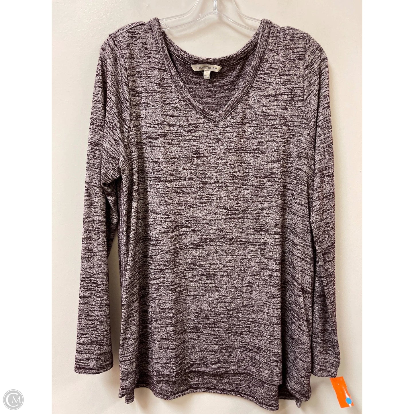 Top Long Sleeve By 41 Hawthorn In Red, Size: Xl