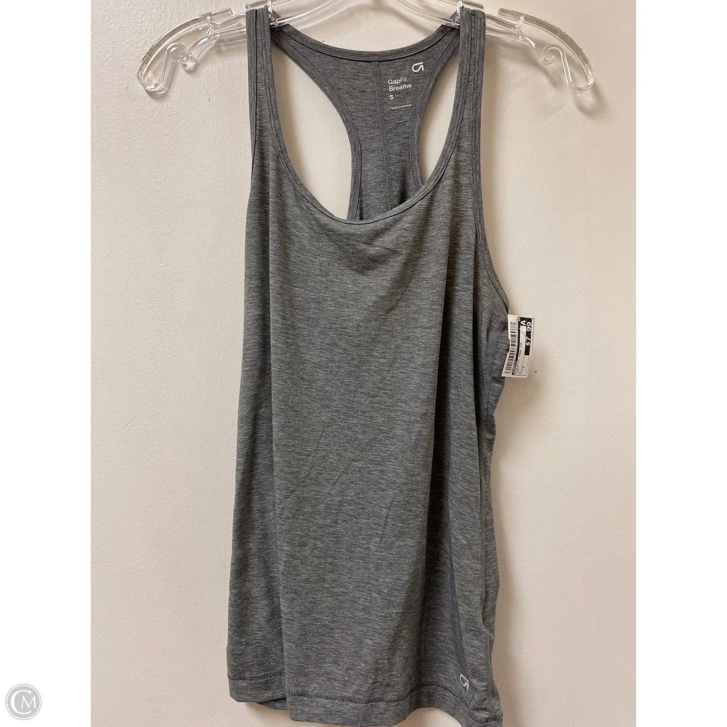 Athletic Tank Top By Gapfit In Grey, Size: S
