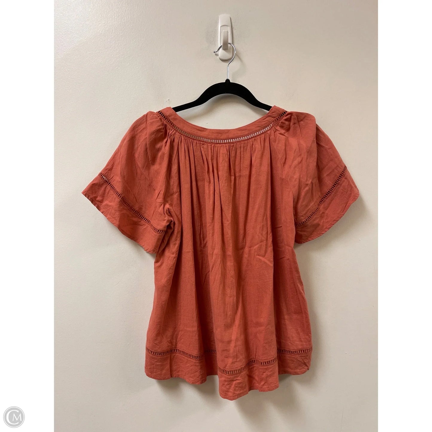 Top Short Sleeve By Old Navy In Orange, Size: Xs