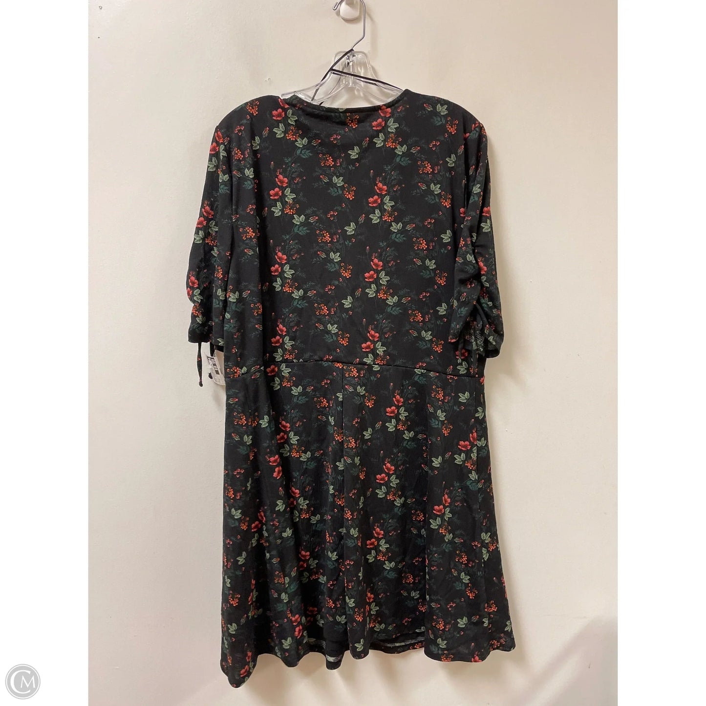 Dress Casual Short By Lc Lauren Conrad In Floral Print, Size: 1x