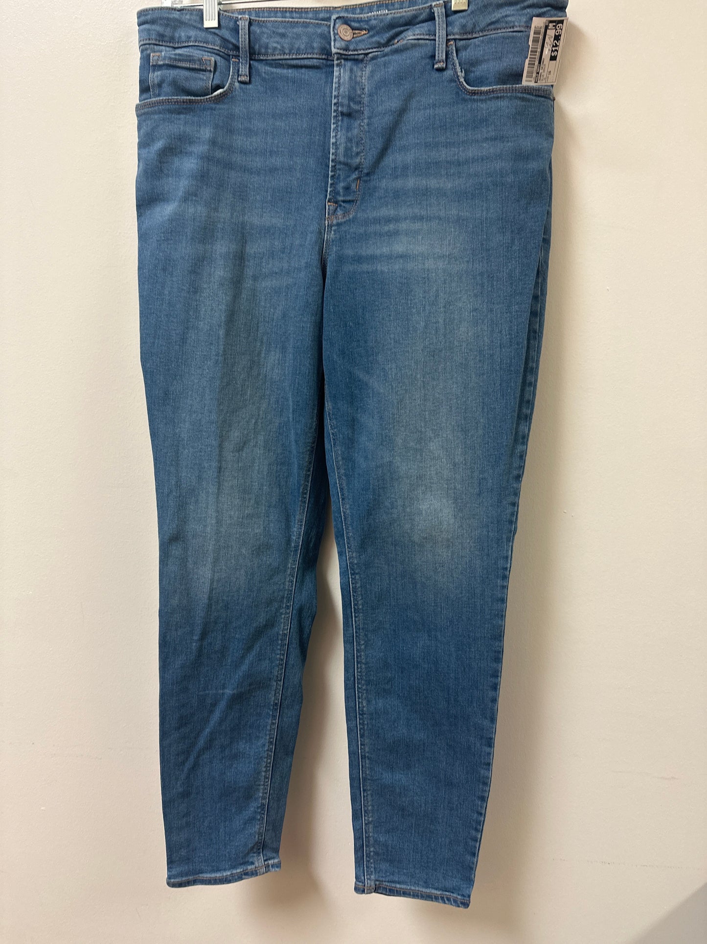 Jeans Skinny By Old Navy In Blue Denim, Size: 16