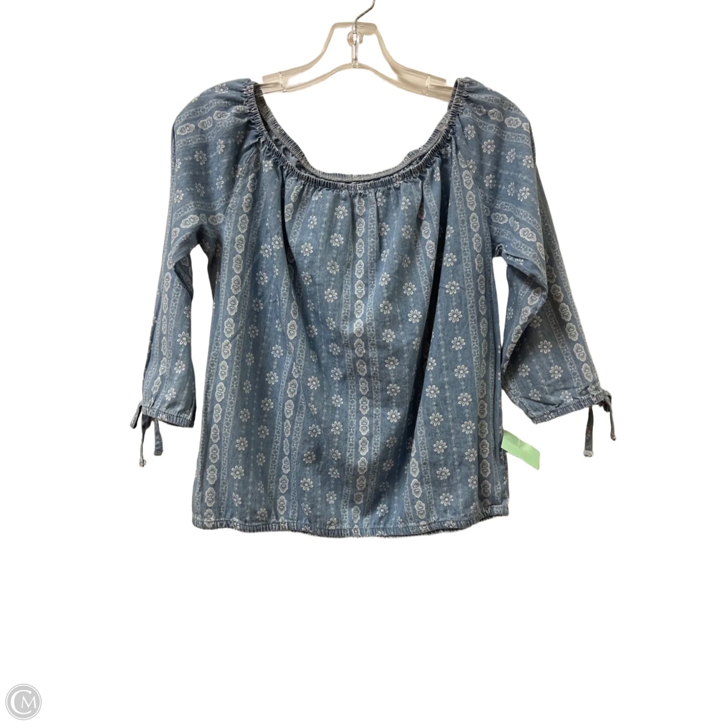Top Long Sleeve By True Craft In Blue, Size: Xl