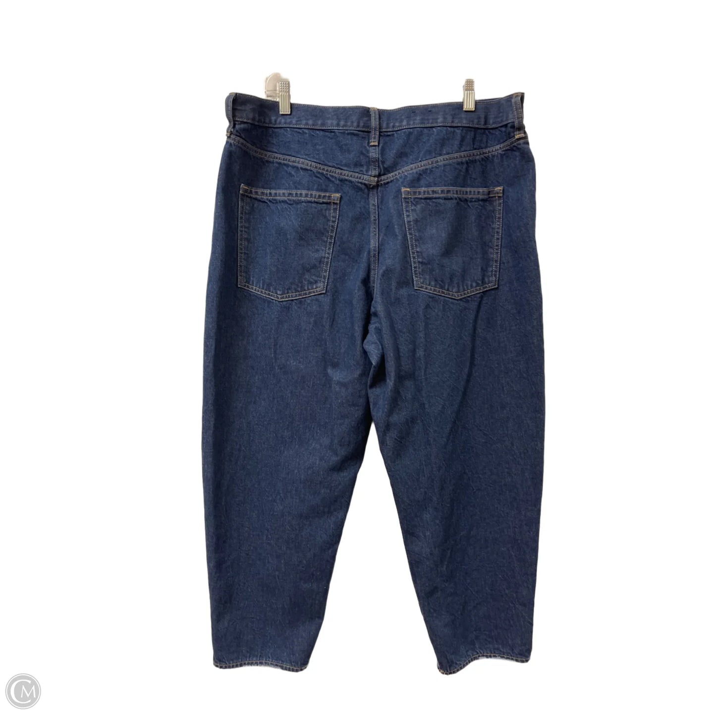 Jeans Straight By Gap In Blue Denim, Size: 18