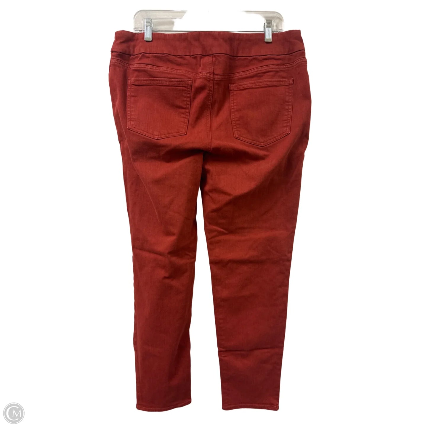 Jeans Jeggings By Chicos In Orange, Size: 14