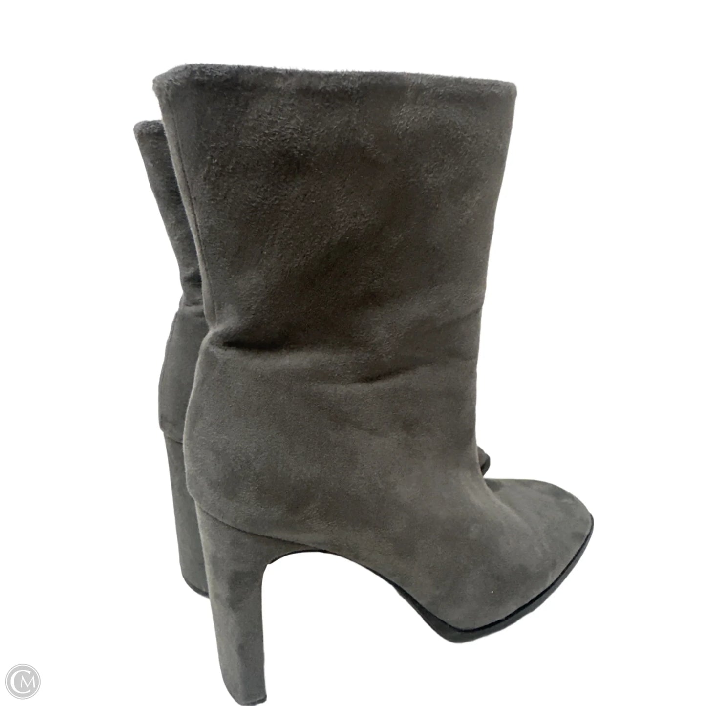 Boots Ankle Heels By Worthington In Grey, Size: 6.5