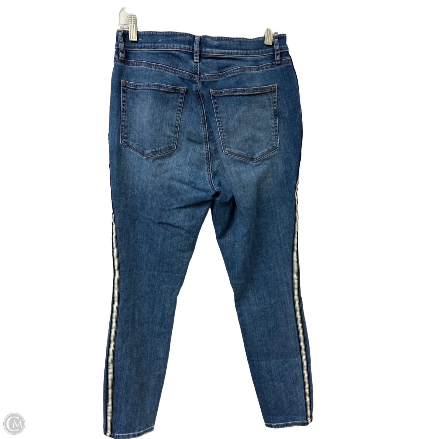 Jeans Skinny By Loft In Blue Denim, Size: 8