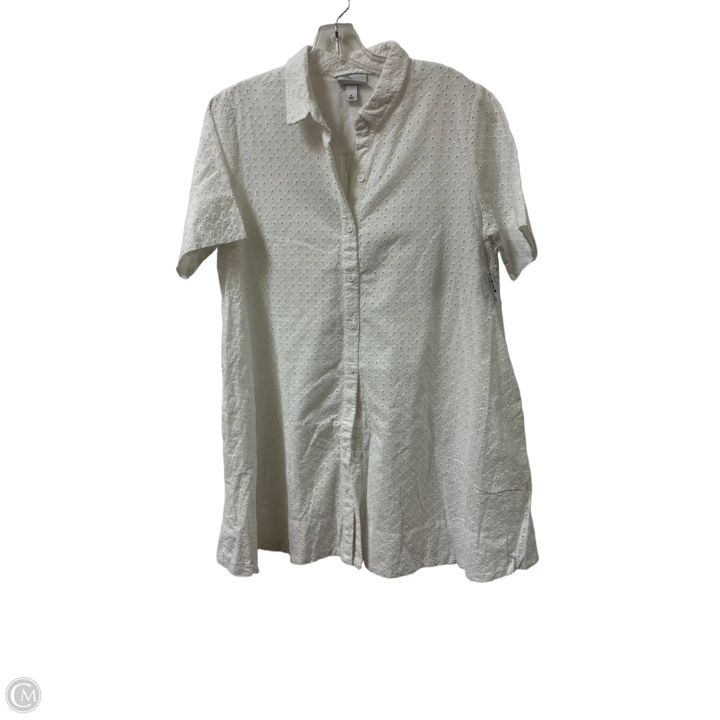 Dress Casual Midi By Target-designer In White, Size: M