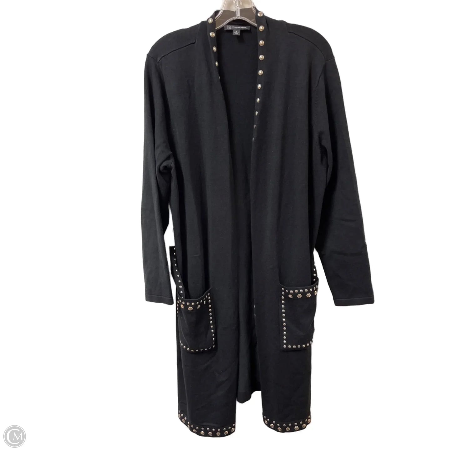 Sweater Cardigan By Inc In Black, Size: Xl