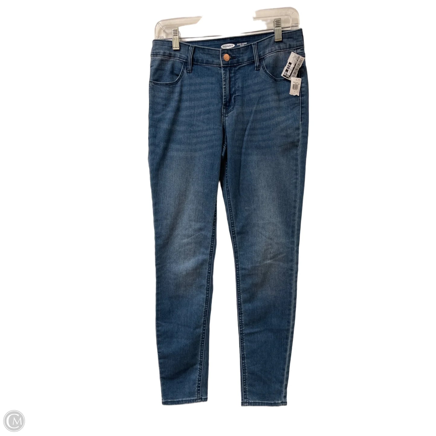 Jeans Skinny By Old Navy In Blue Denim, Size: 4