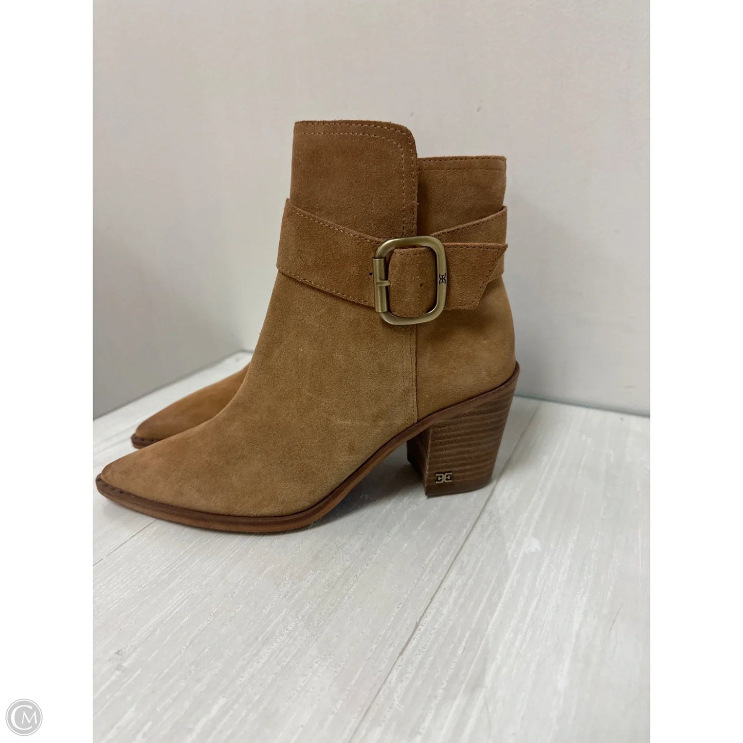 Boots Leather By Sam Edelman In Brown, Size: 8