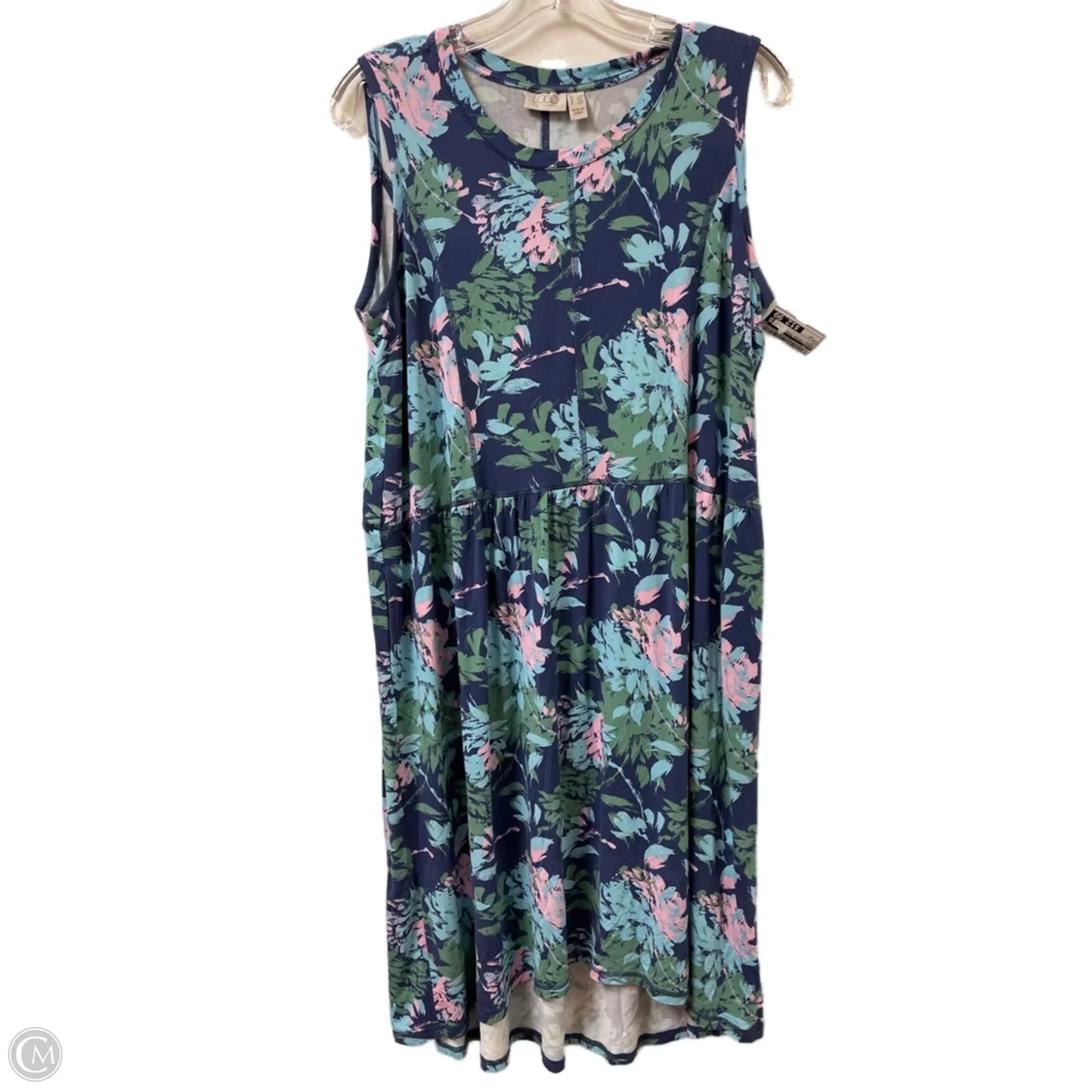 Dress Casual Midi By Logo In Multi-colored, Size: Lp