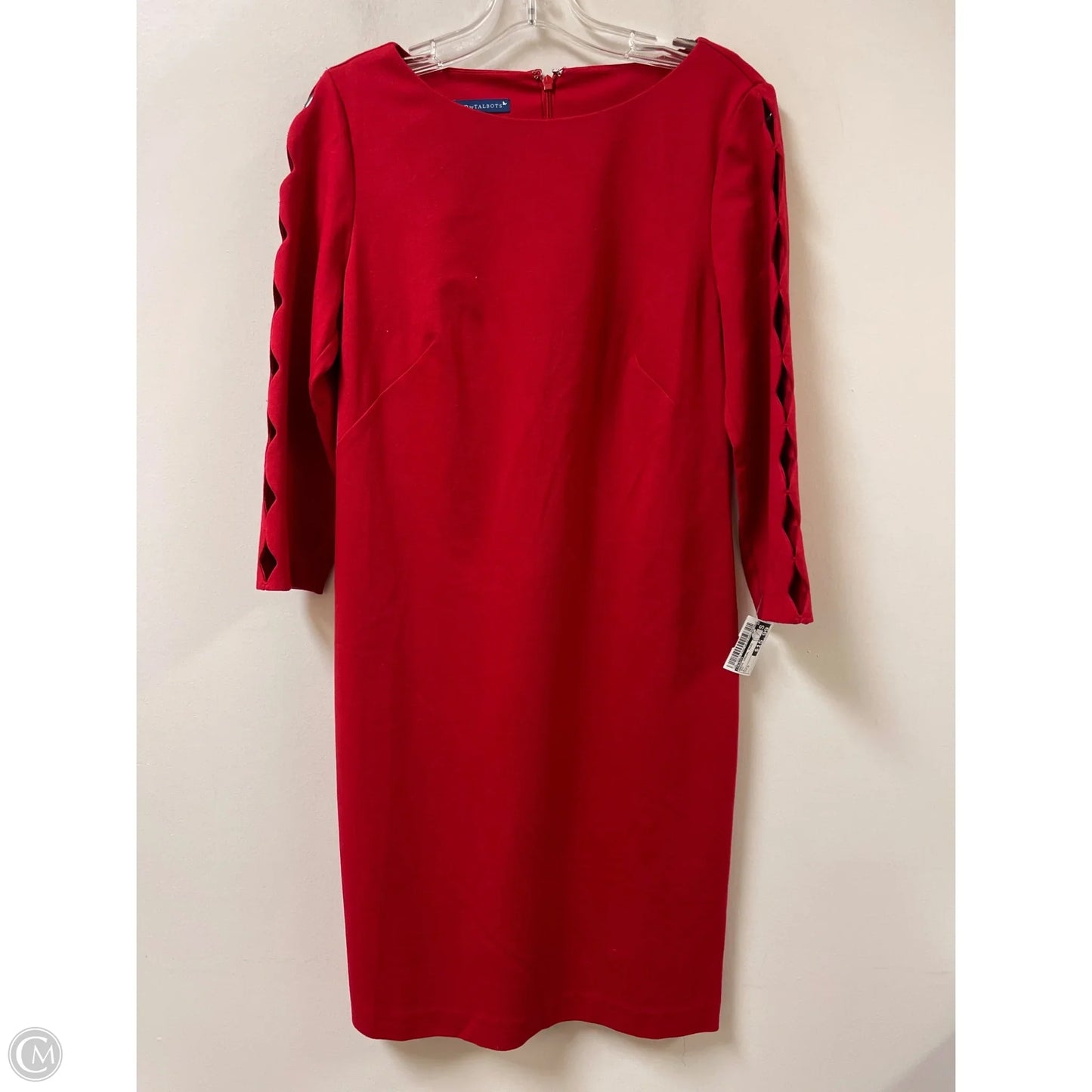 Dress Casual Midi By Talbots In Red, Size: S