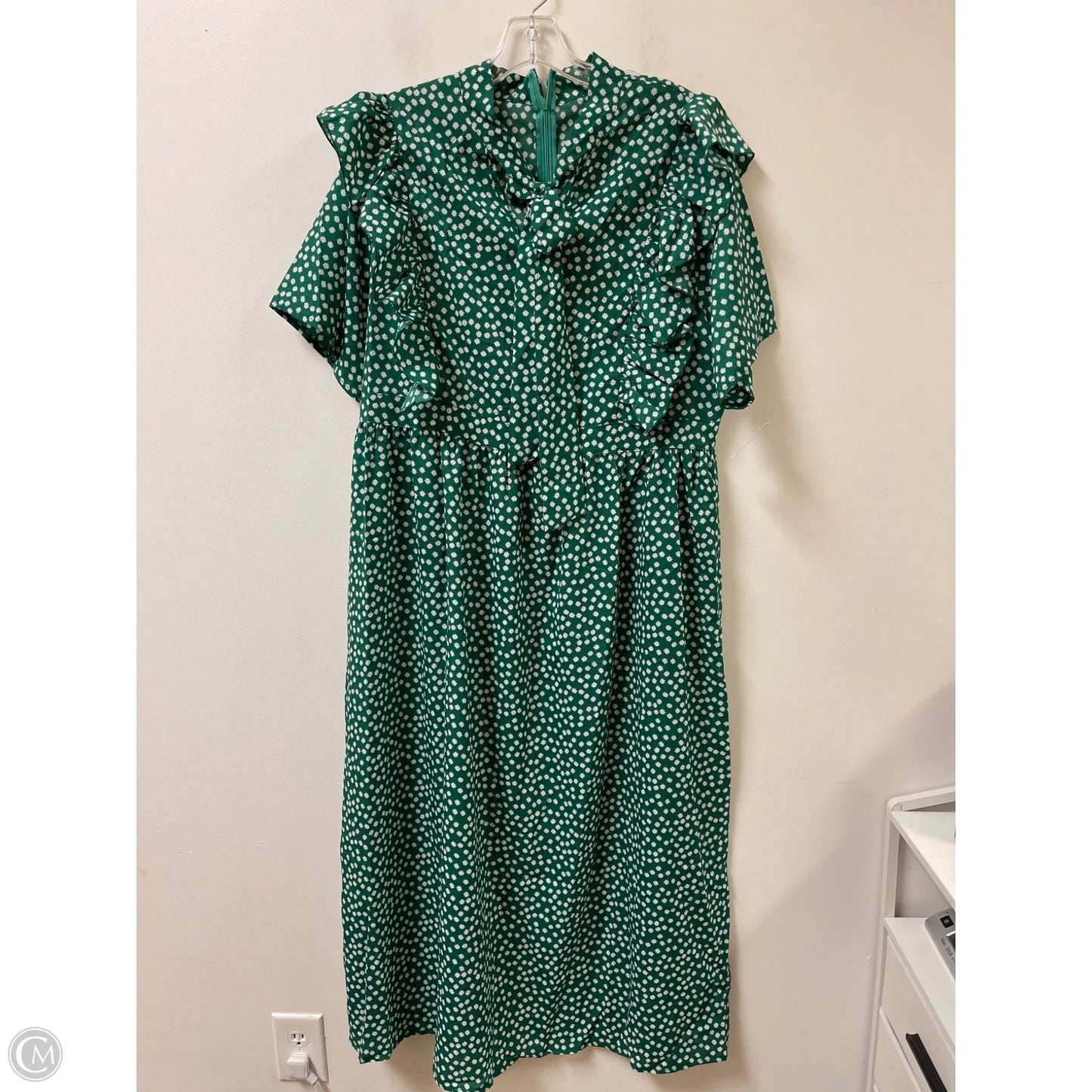Dress Casual Maxi By Clothes Mentor In Green, Size: 4x