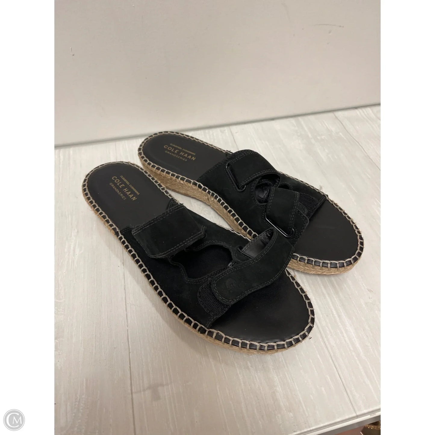 Sandals Flats By Cole-haan In Black, Size: 11