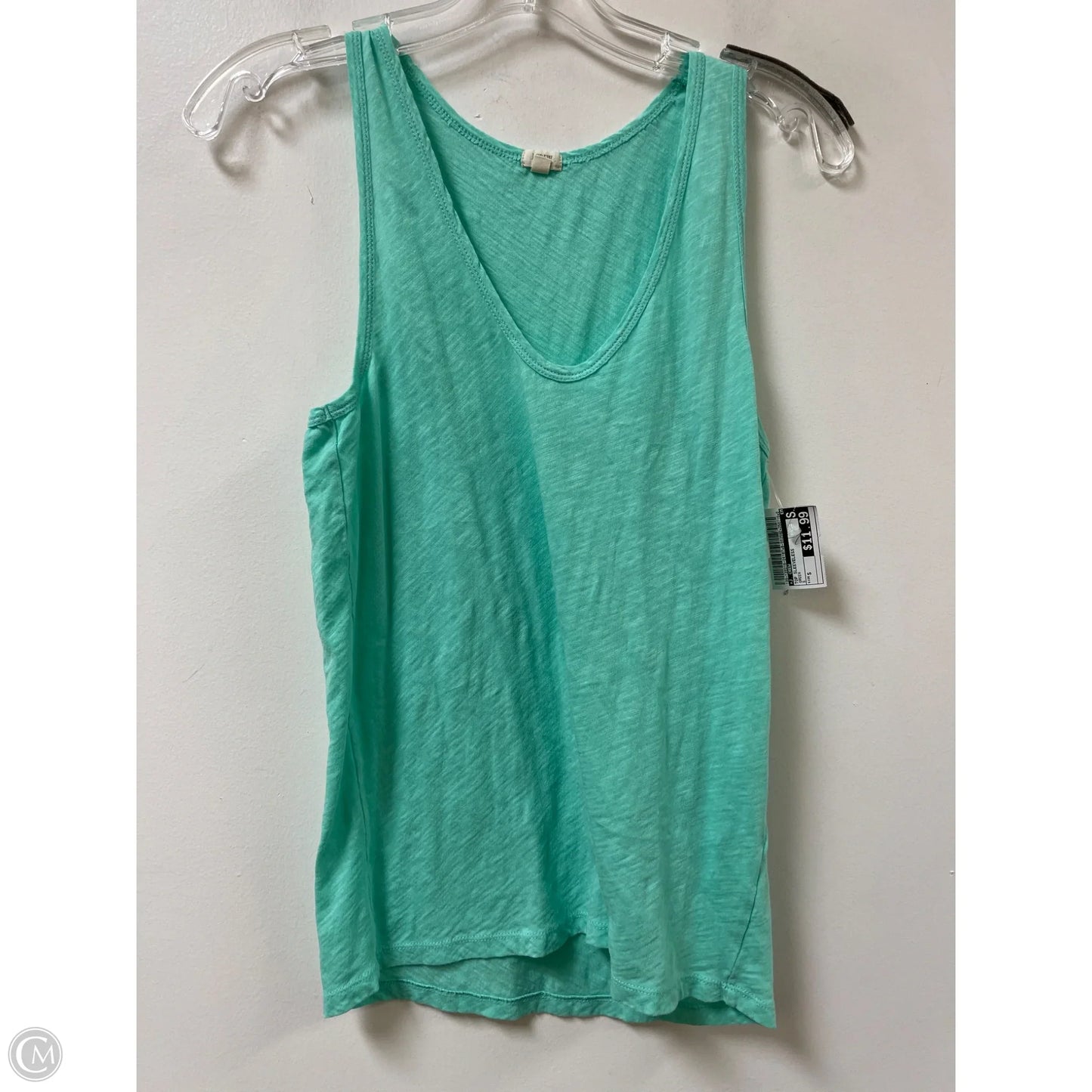 Top Sleeveless By J. Crew In Green, Size: S