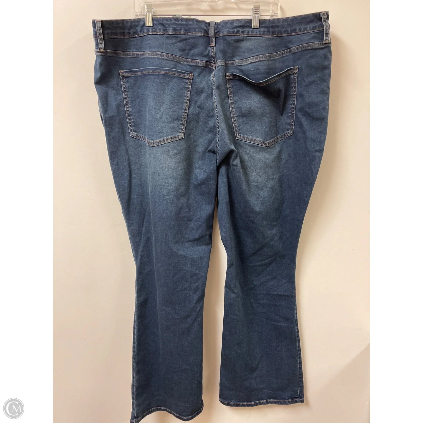 Jeans Boot Cut By Terra & Sky In Blue Denim, Size: 24