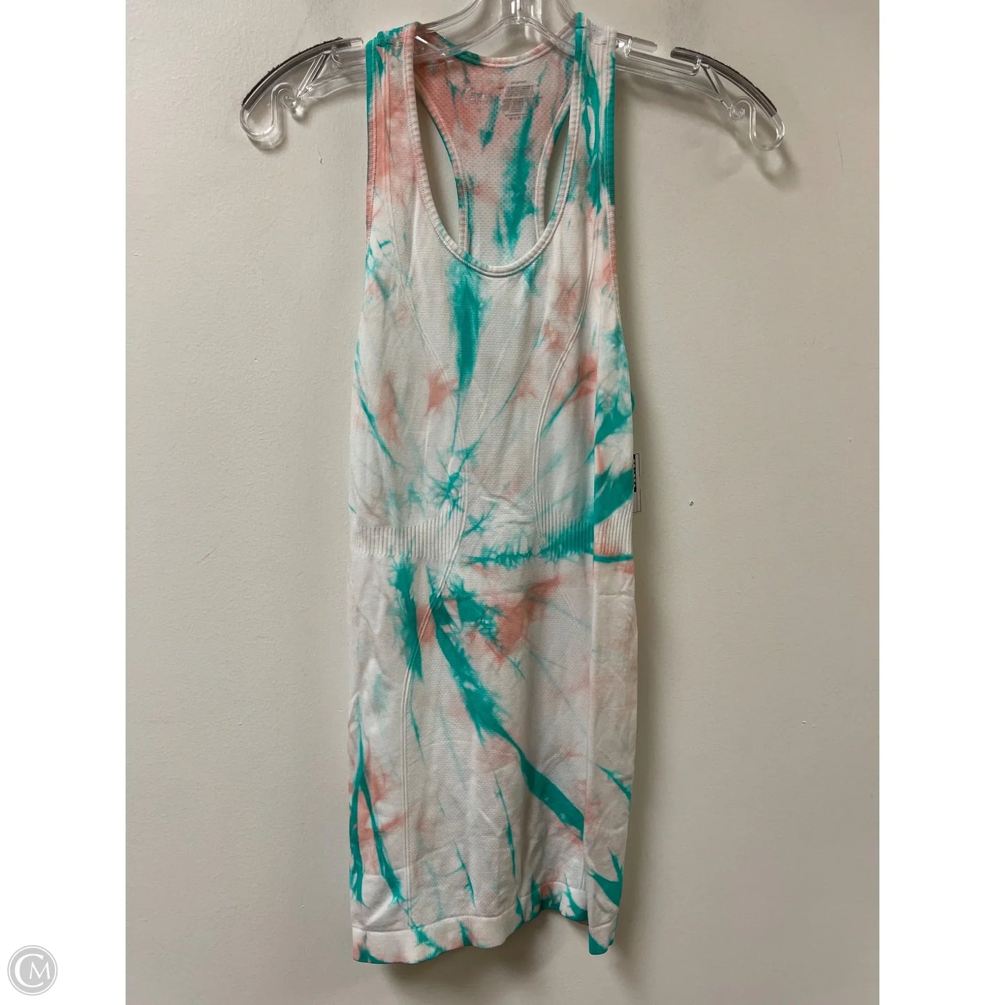 Athletic Tank Top By Zyia In Green & Pink, Size: S