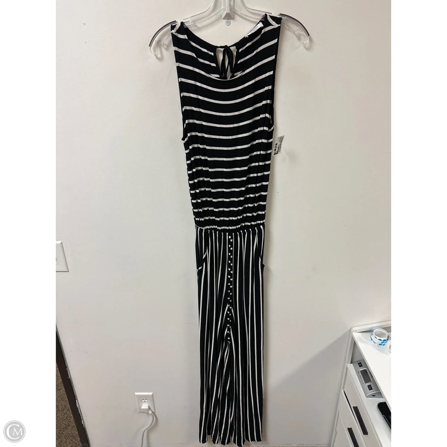 Jumpsuit By Zenana Outfitters In Black & White, Size: S