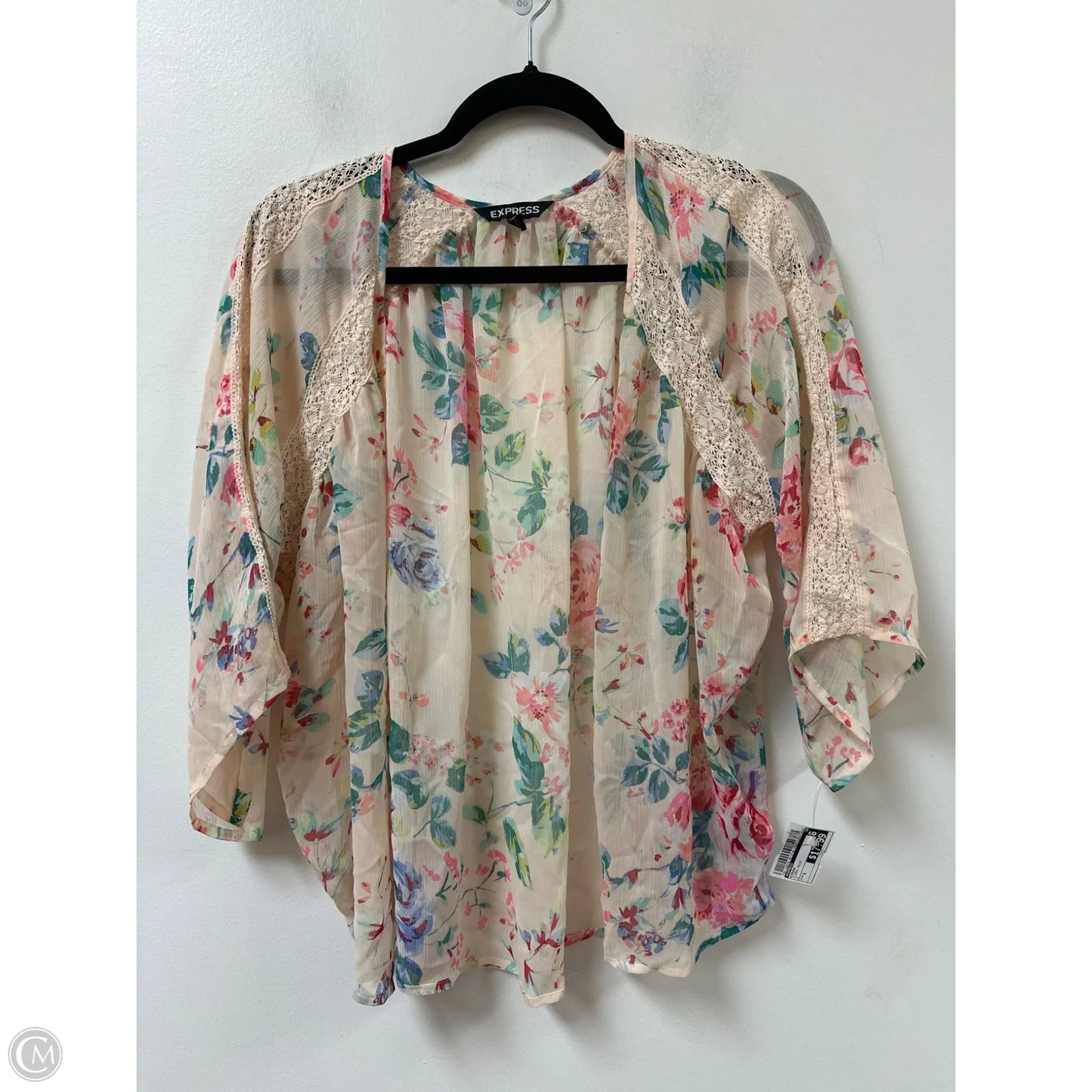 Kimono By Express In Floral Print, Size: S