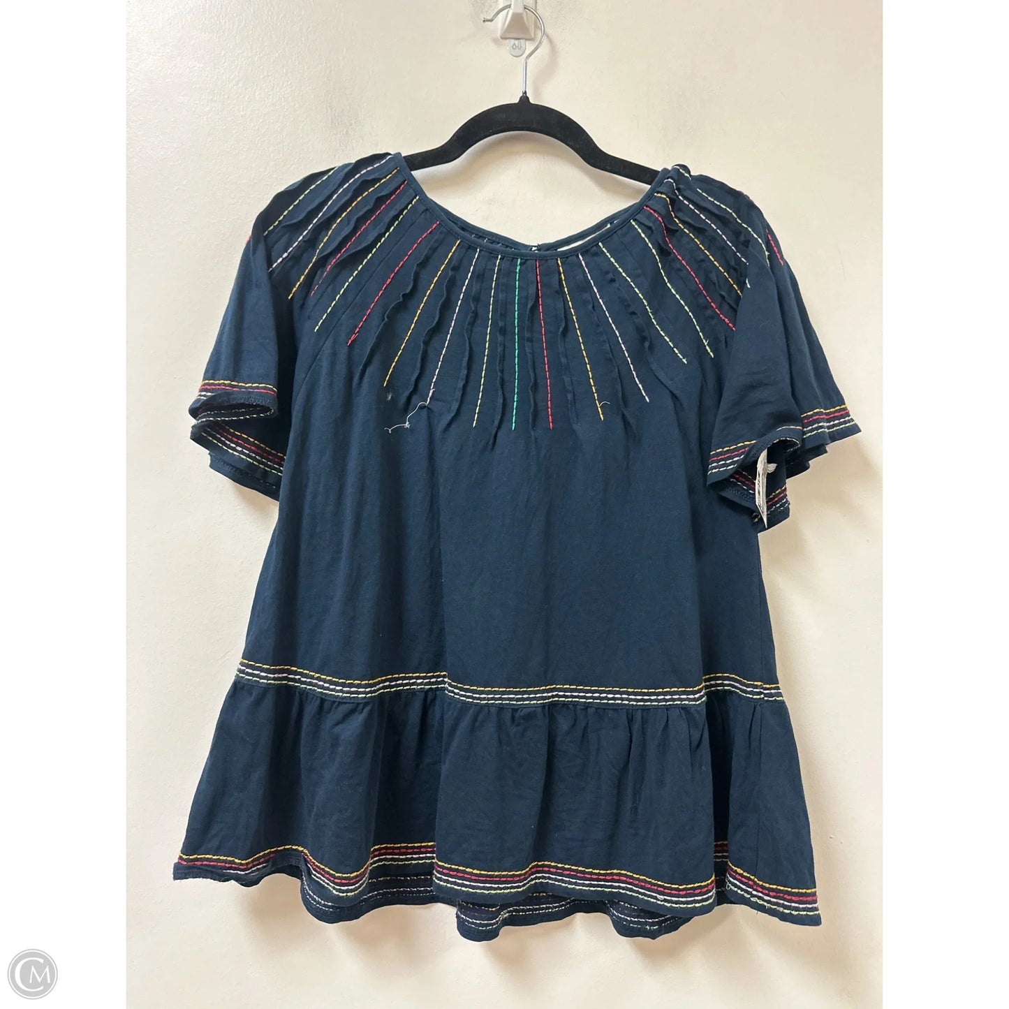 Top Short Sleeve By Maeve In Navy, Size: Xs